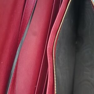 Gucci Crossbody Wallet Bag Red Microguccissima